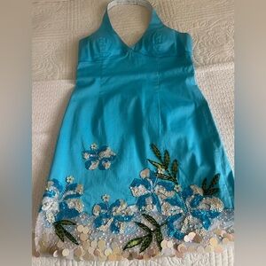 Gorgeous Sequin Trim Dress